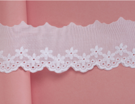 Bordado Inglês 100% Algodão BA041 – Peça