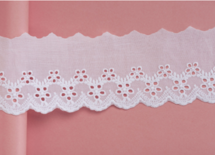 Bordado Inglês 100% Algodão BA043 – Peça